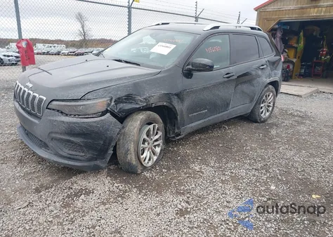 2021 Jeep Cherokee Latitude Fwd из США, поврежденный, VIN 1C4PJLCB9MD214820